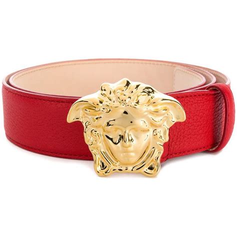 men's red versace belt